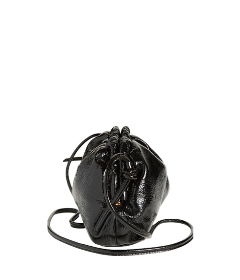 Mini Cloud Clutch - Black/Flamma